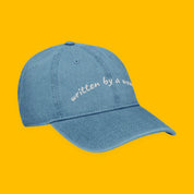 Written by a Woman Embroidered Denim Hat with embroidered "Written by a Woman" design — view 7 of 7