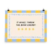 It Gives: Throw the Book Energy Poster with the "Throw the Book Energy" design — view 7 of 8