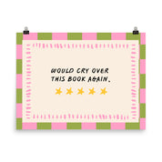Would Cry Over This Book Again Poster with the "Would Cry Over This Book Again" design — view 7 of 8
