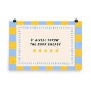 It Gives: Throw the Book Energy Poster with the "Throw the Book Energy" design — view 8 of 8
