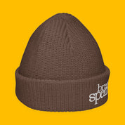 Brain Spam Embroidered Fisherman Beanie with embroidered "Brain Spam" design — view 7 of 10