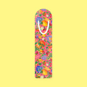 Floral Citrus Metal Bookmark Bright Garden Bookmark with Ribbon