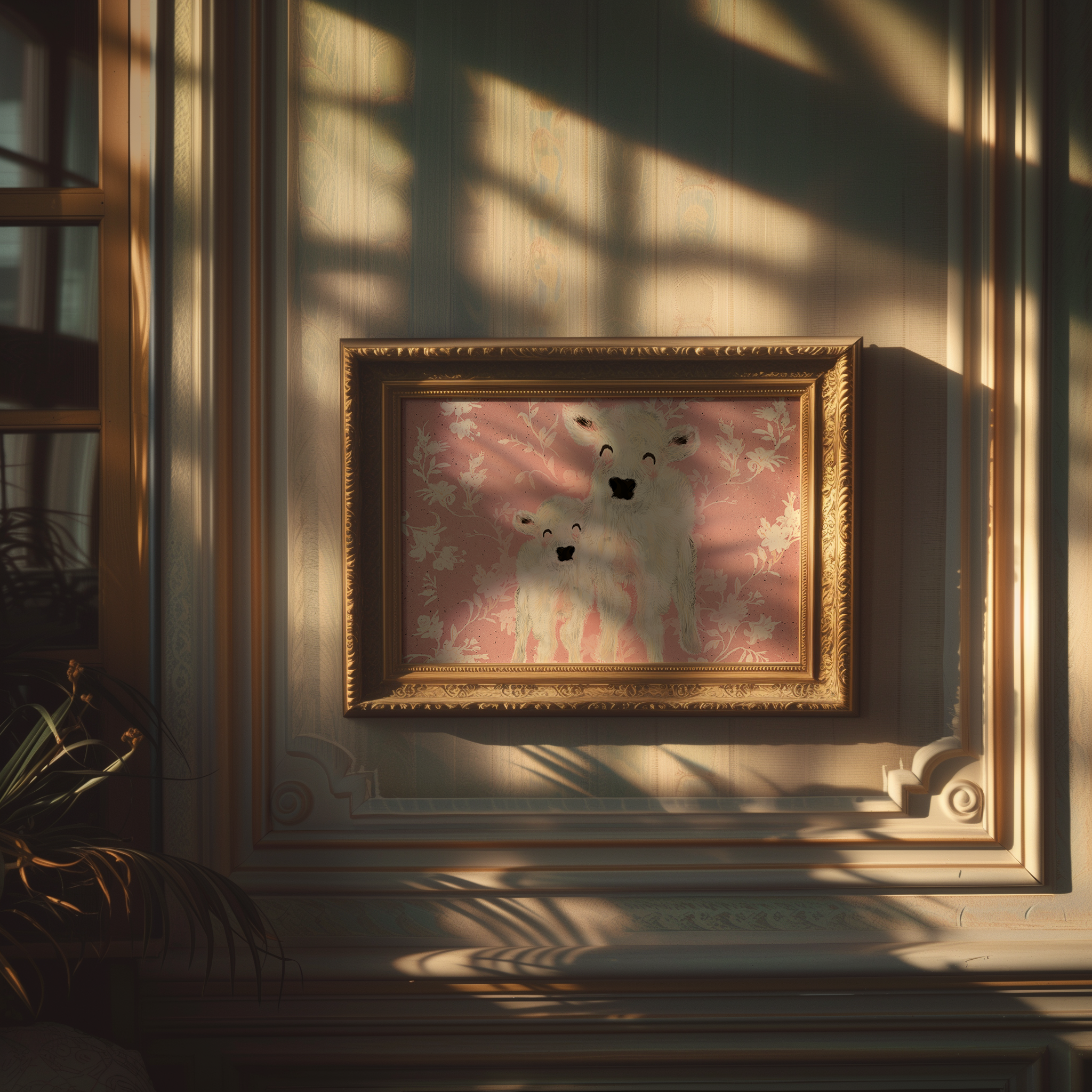 Cute Baby Cows Fine Art Print 🐮