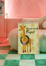 A Giraffe Christmas Fine Art Print 🎄