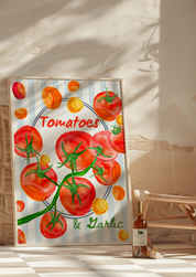 Tomatoes in Garlic Fine Art Print 🌿