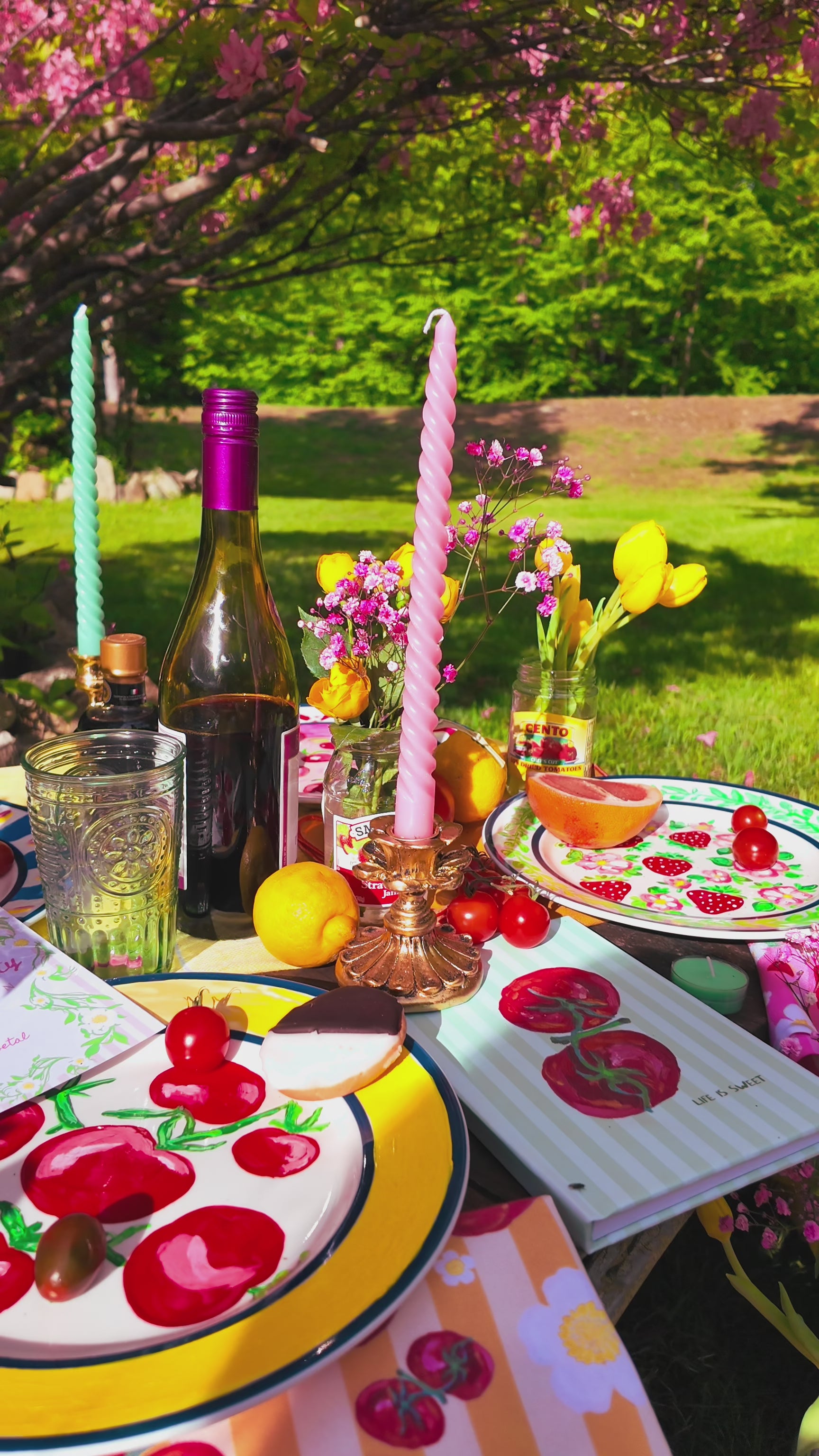 Summer Fruit 6-Piece Dishware Plate Set 🍋