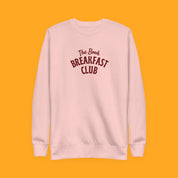 The Book Breakfast Club Embroidered Sweatshirt with embroidered "The Book Breakfast Club" design