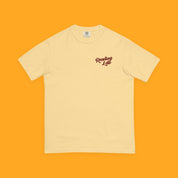 Reading Late Embroidered Heavyweight Tee with embroidered "Reading Late" design — view 6 of 11