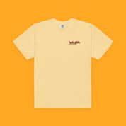 Hot Girls Read Fiction Embroidered Heavyweight Tee with embroidered "Hot Girls Read Fiction" design — view 6 of 11