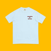 Enemies to Lovers Embroidered Heavyweight Tee with embroidered "Enemies to Lovers" design — view 8 of 11