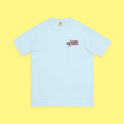 Brain Spam Embroidered Heavyweight Tee with embroidered "Brain Spam" design — view 8 of 11