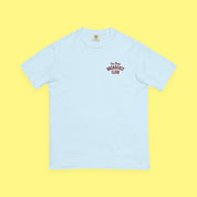 The Book Breakfast Club Embroidered Heavyweight Tee with embroidered "The Book Breakfast Club" design — view 8 of 11