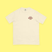 The Book Breakfast Club Embroidered Heavyweight Tee with embroidered "The Book Breakfast Club" design — view 10 of 11