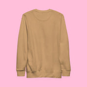 Reading Late Embroidered Sweatshirt with embroidered "Reading Late" design — view 3 of 13