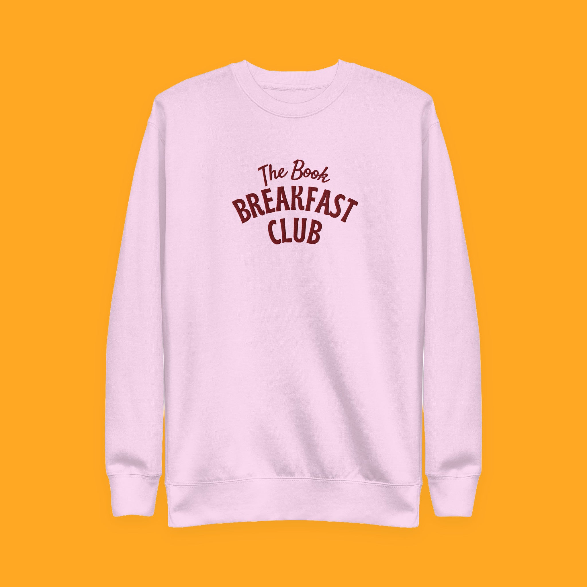 The Book Breakfast Club Embroidered Sweatshirt with embroidered "The Book Breakfast Club" design — view 5 of 10