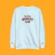The Book Breakfast Club Embroidered Sweatshirt with embroidered "The Book Breakfast Club" design — view 9 of 10